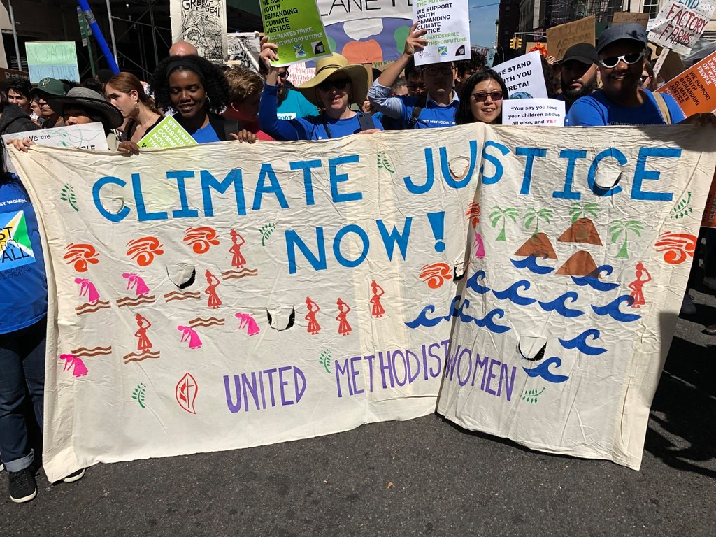 Climate Justice Now Portest